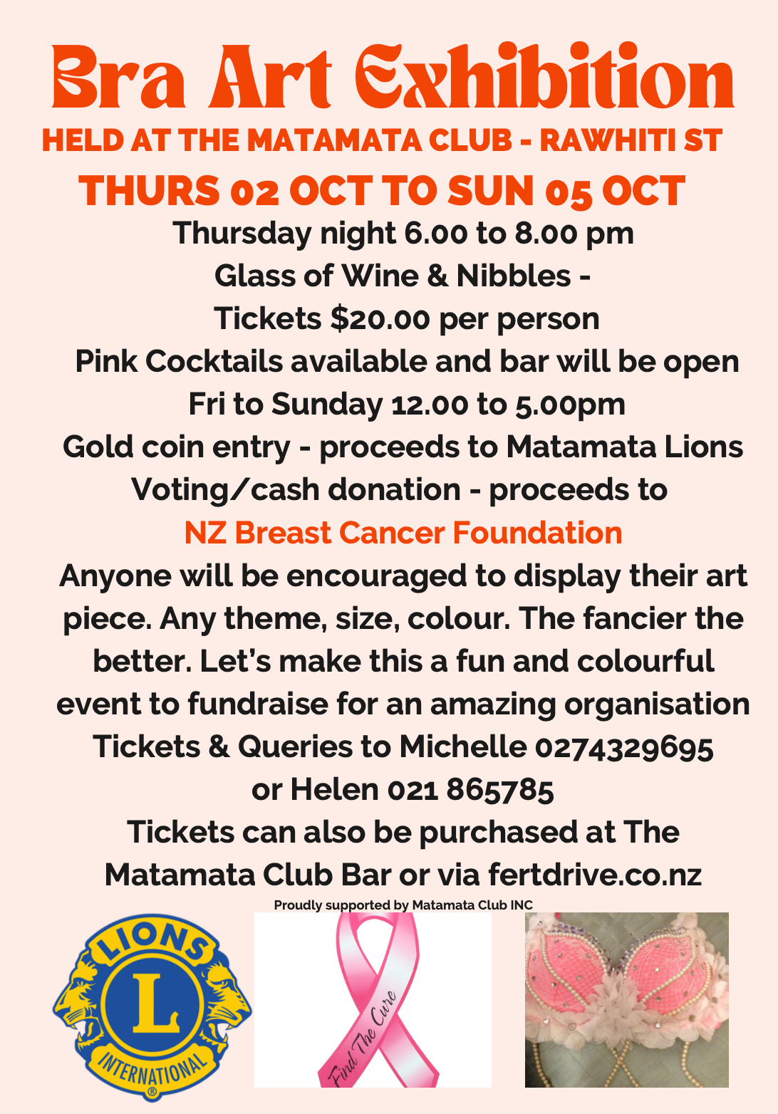 Bra Art Exhibition Ticket - 2nd to 5th October 2025